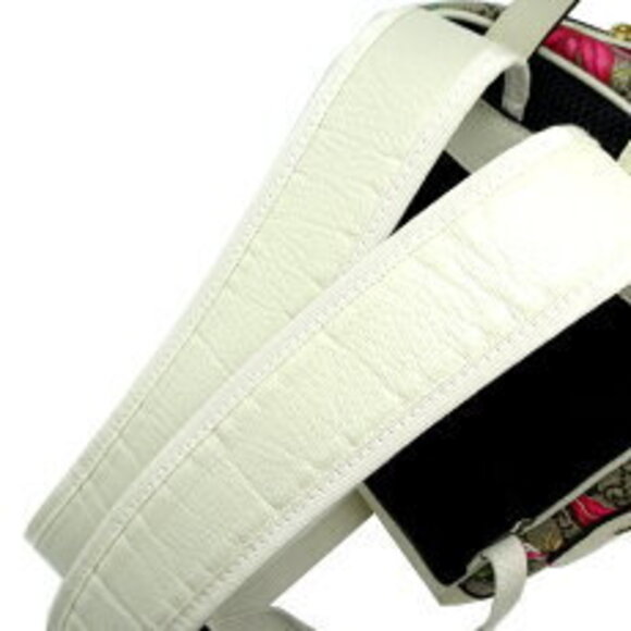 Gucci Backpack Daypack GG Supreme Flower Beige - Picture 5 of 9